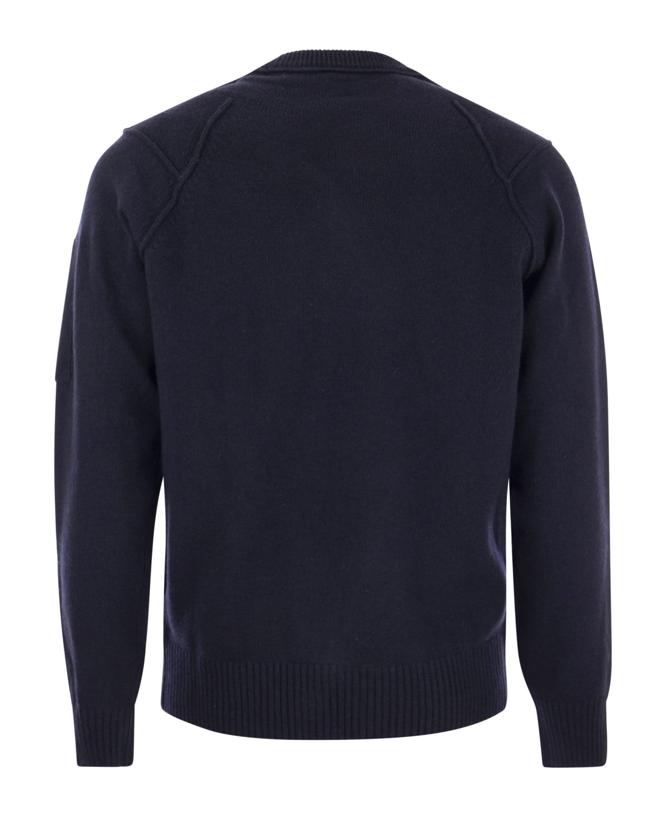 C.P. Company Round Neck Sweater - Blue