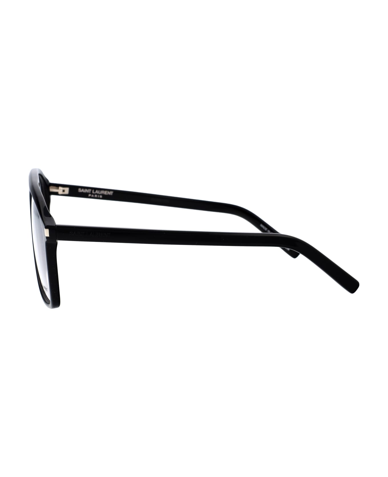 Saint Laurent Eyewear Sl 596 Dune Opt Glasses - 001 BLACK BLACK TRANSPARENT