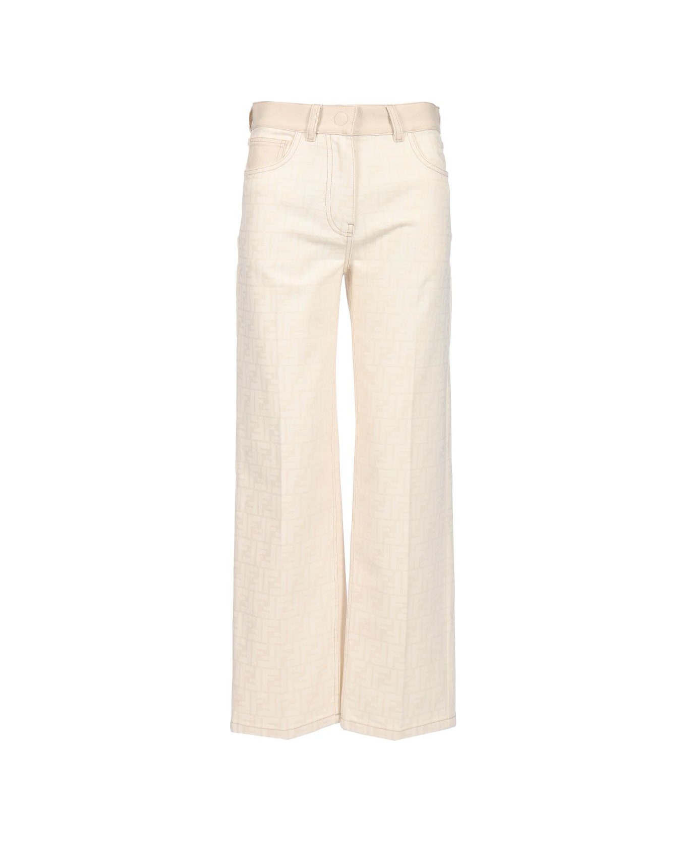 Fendi 5-pocket Jeans - White