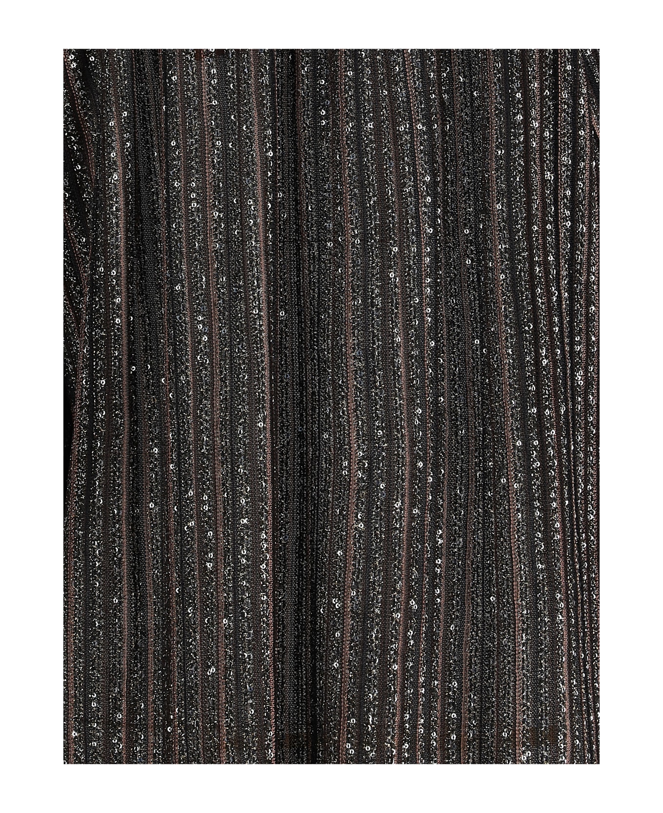 Missoni Striped Sequined Blouse - BROWN/BLACK