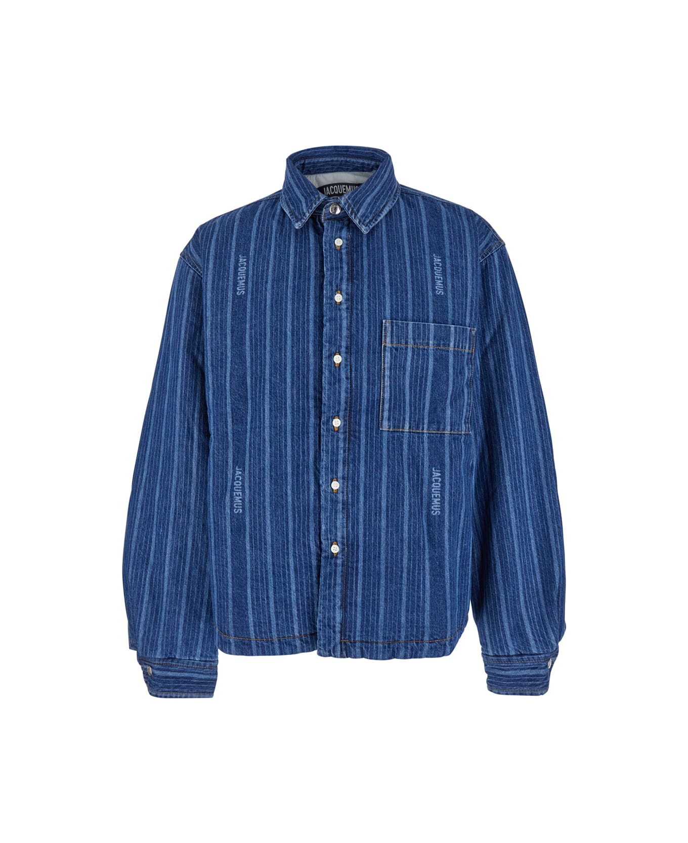 Jacquemus La Chemise Boulanger - Blu