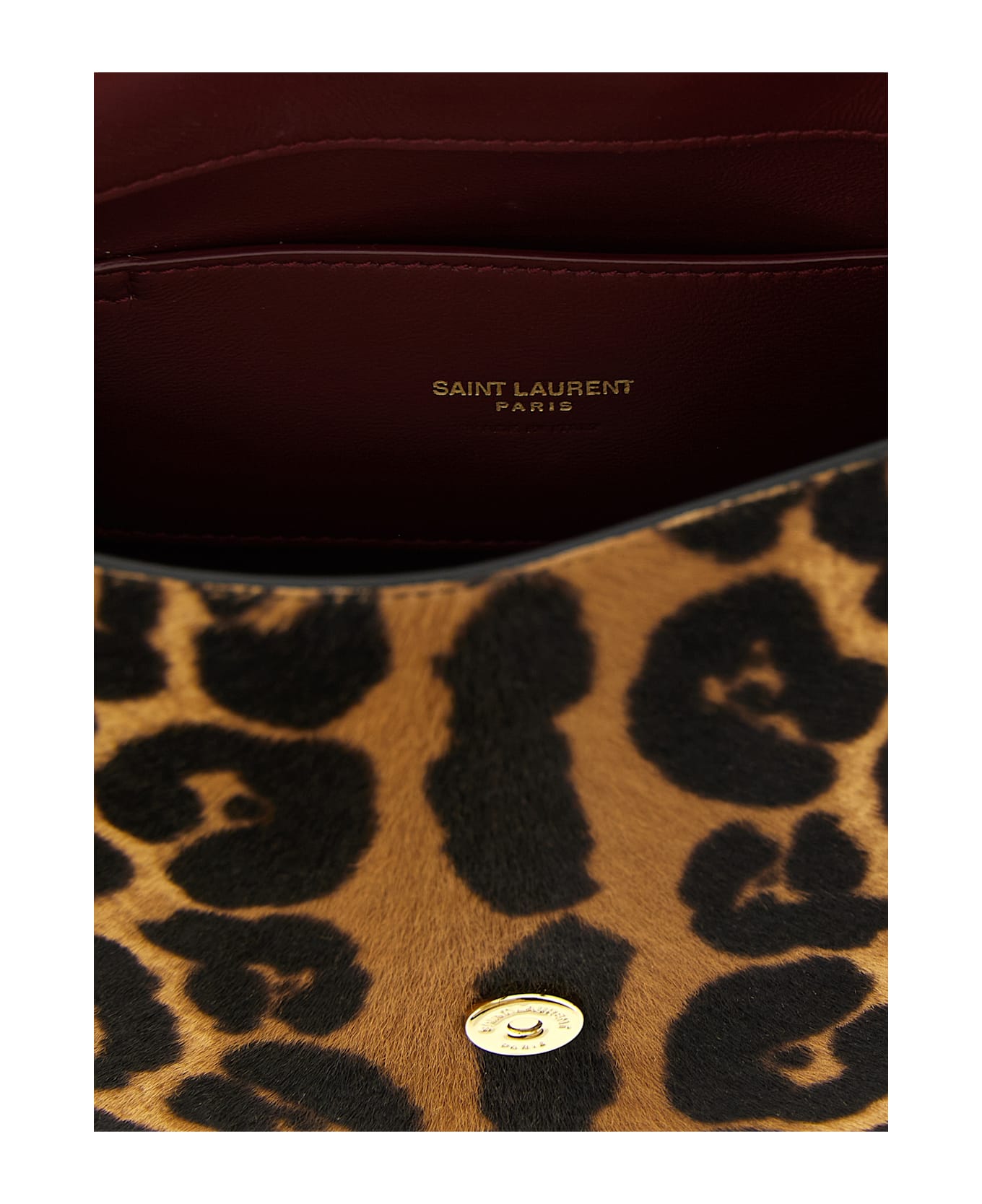 Saint Laurent 'kate Soup' Crossbody Bag - Brown