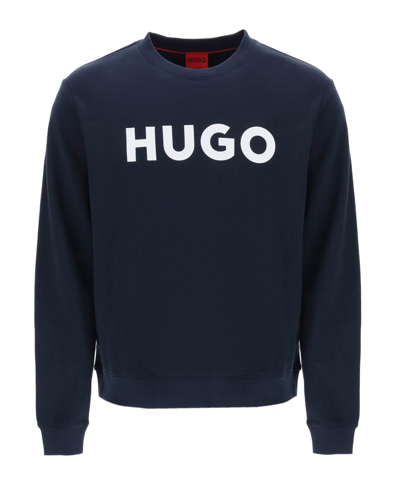 Hugo Boss Dem Logo Sweatshirt - DARK BLUE (Blue) フリース