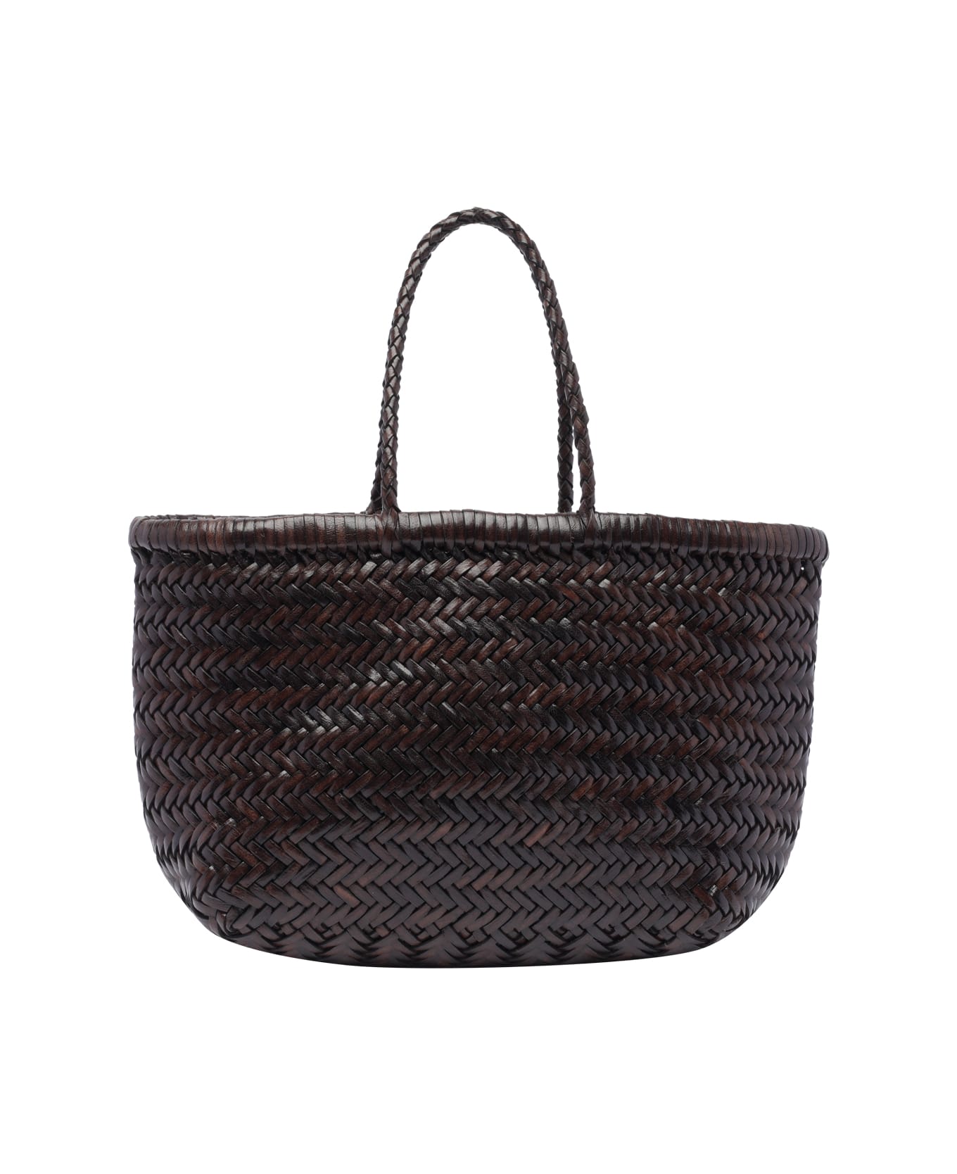 Dragon Diffusion Mini Bamboo Triple Jump Handbag - Brown