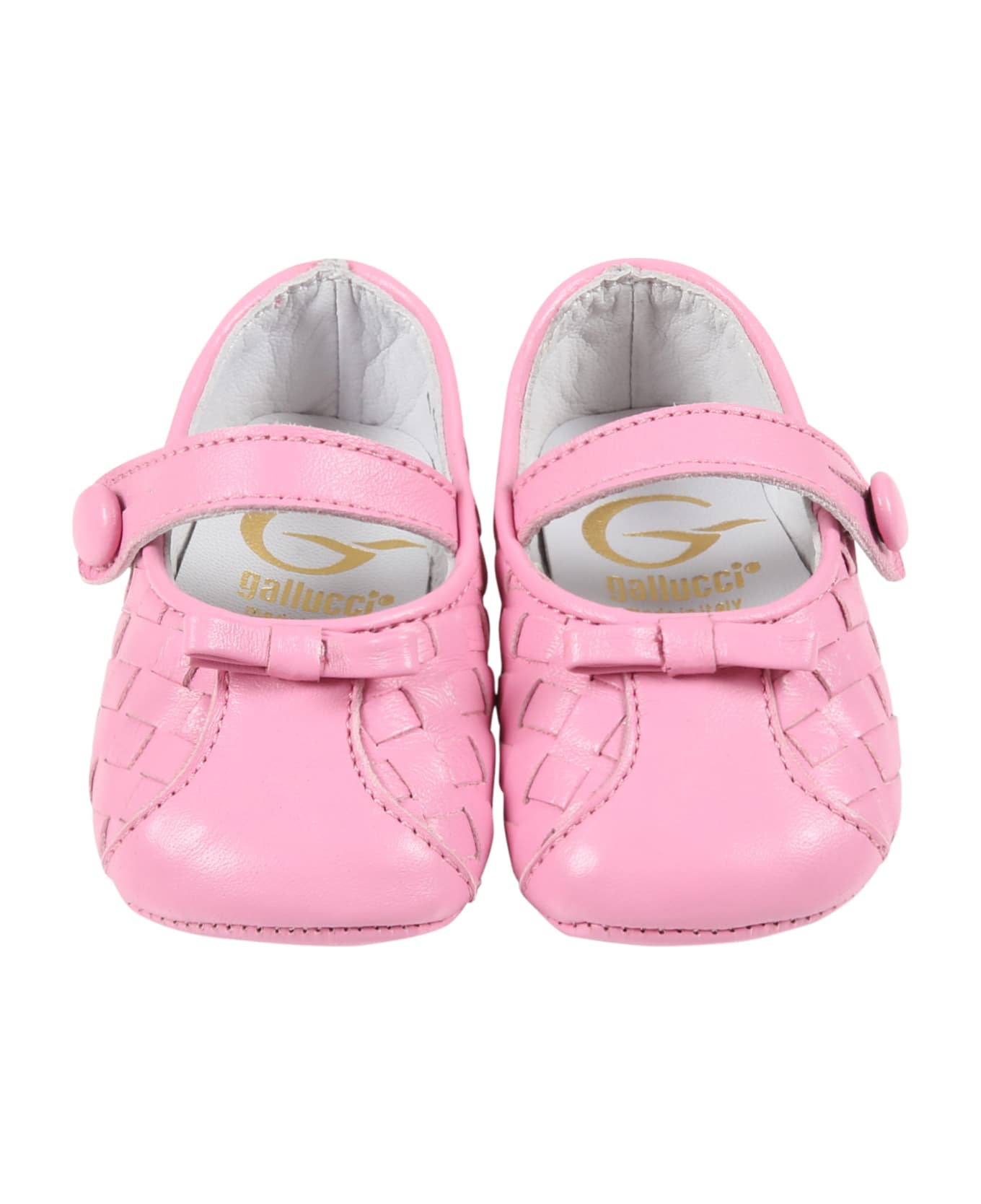 Gallucci Pink Ballet Flats For Baby Girl - Pink