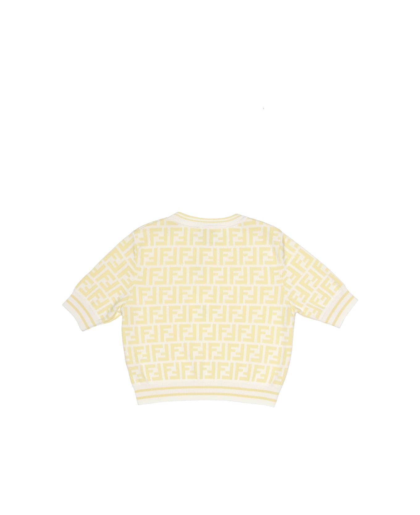 Fendi Yellow Monogram Sweater - Yellow