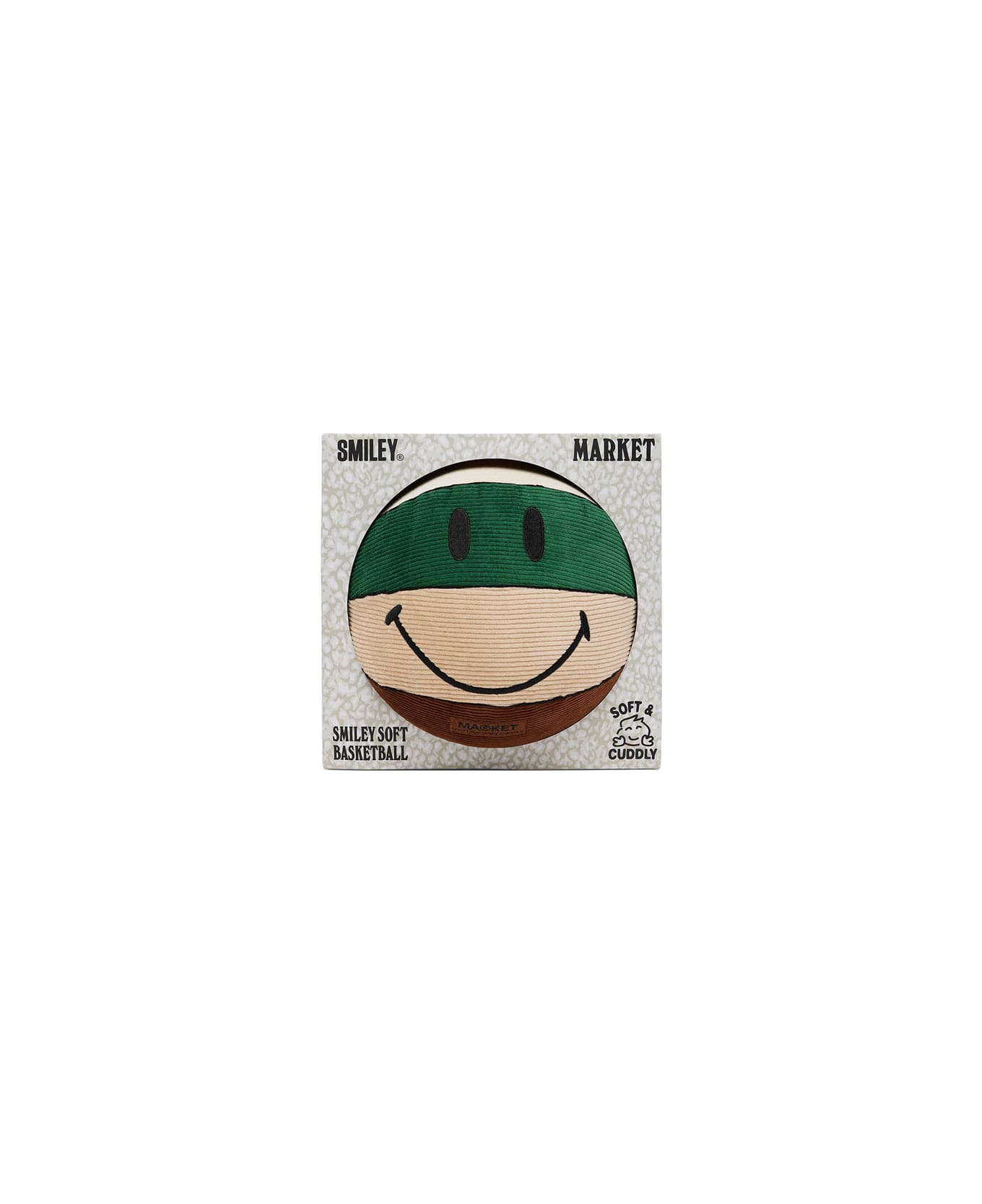 Market X Smiley Plush Basketball Ball - GREEN/NEUTRALS