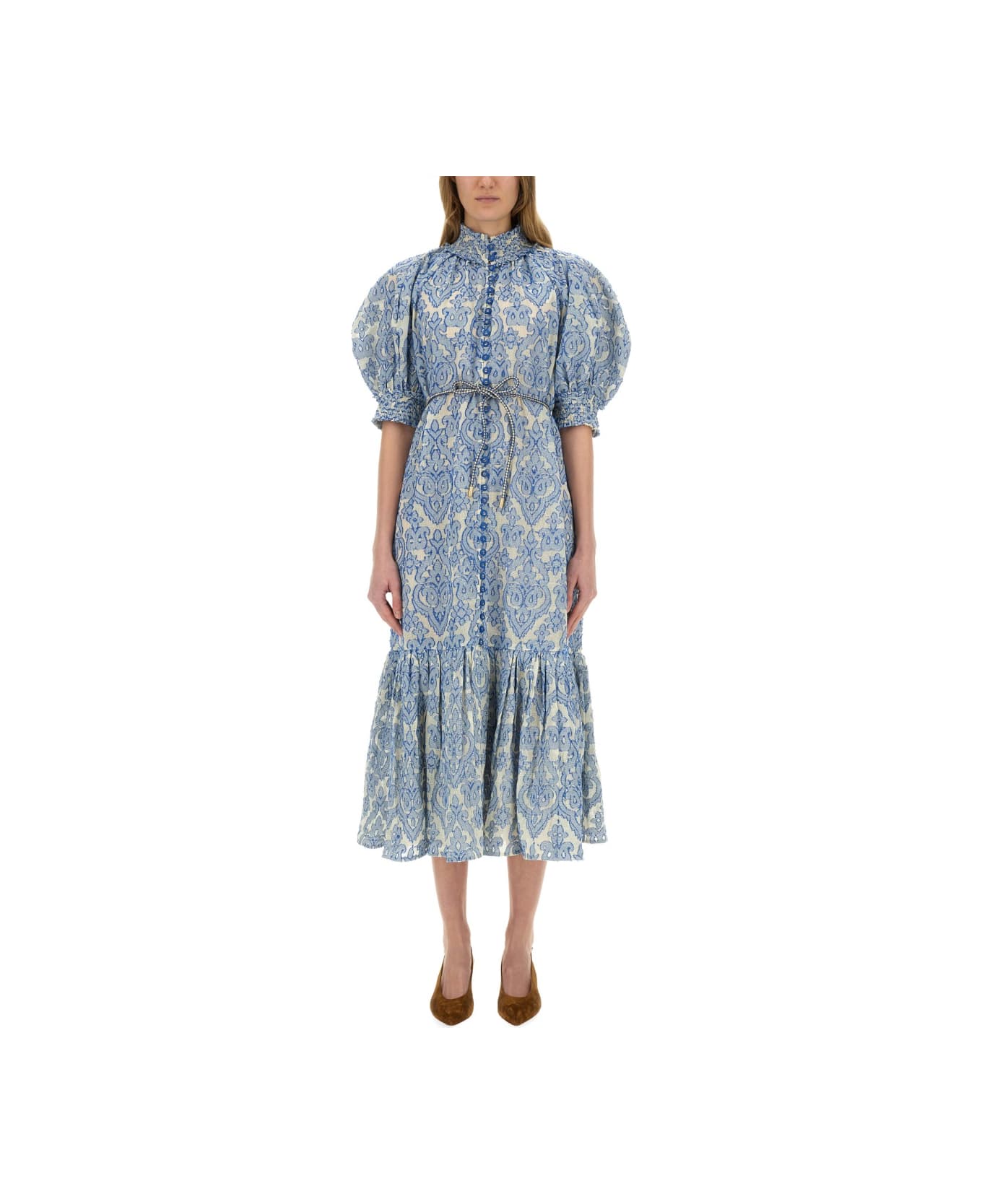 Zimmermann Midi Dress "wylie" - BLUE