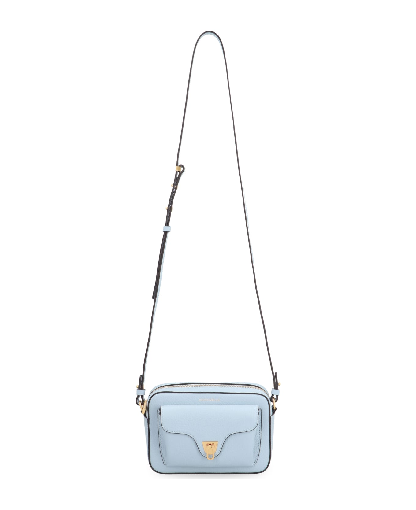 Coccinelle Beat Soft Mini Leather Crossbody Bag - Light Blue ショルダーバッグ