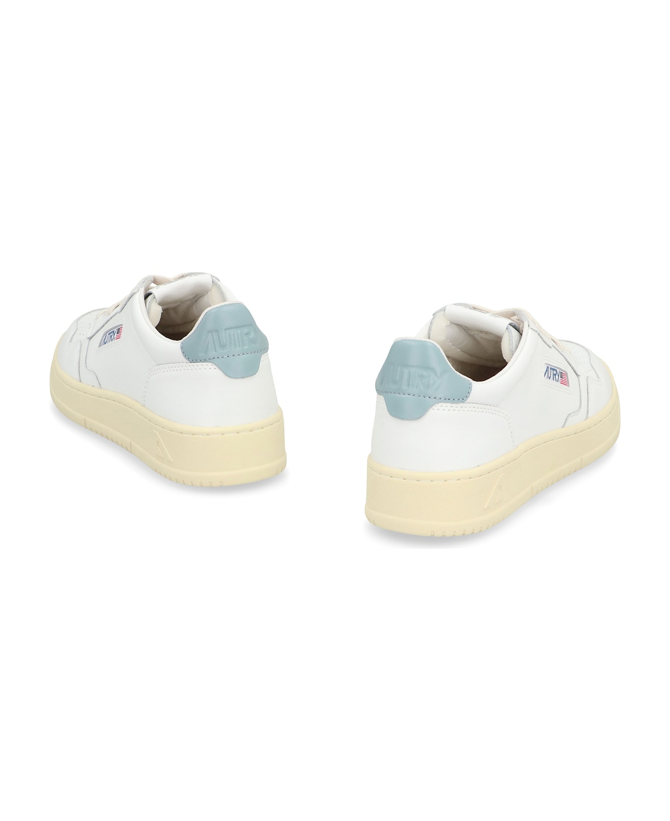 Autry Medalist Low-top Sneakers - Leat/leat Wht/slv Blue