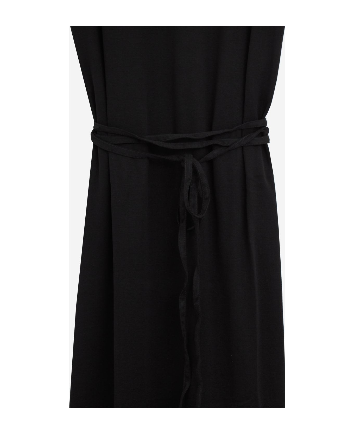 Lemaire Belted Rib Dress - black