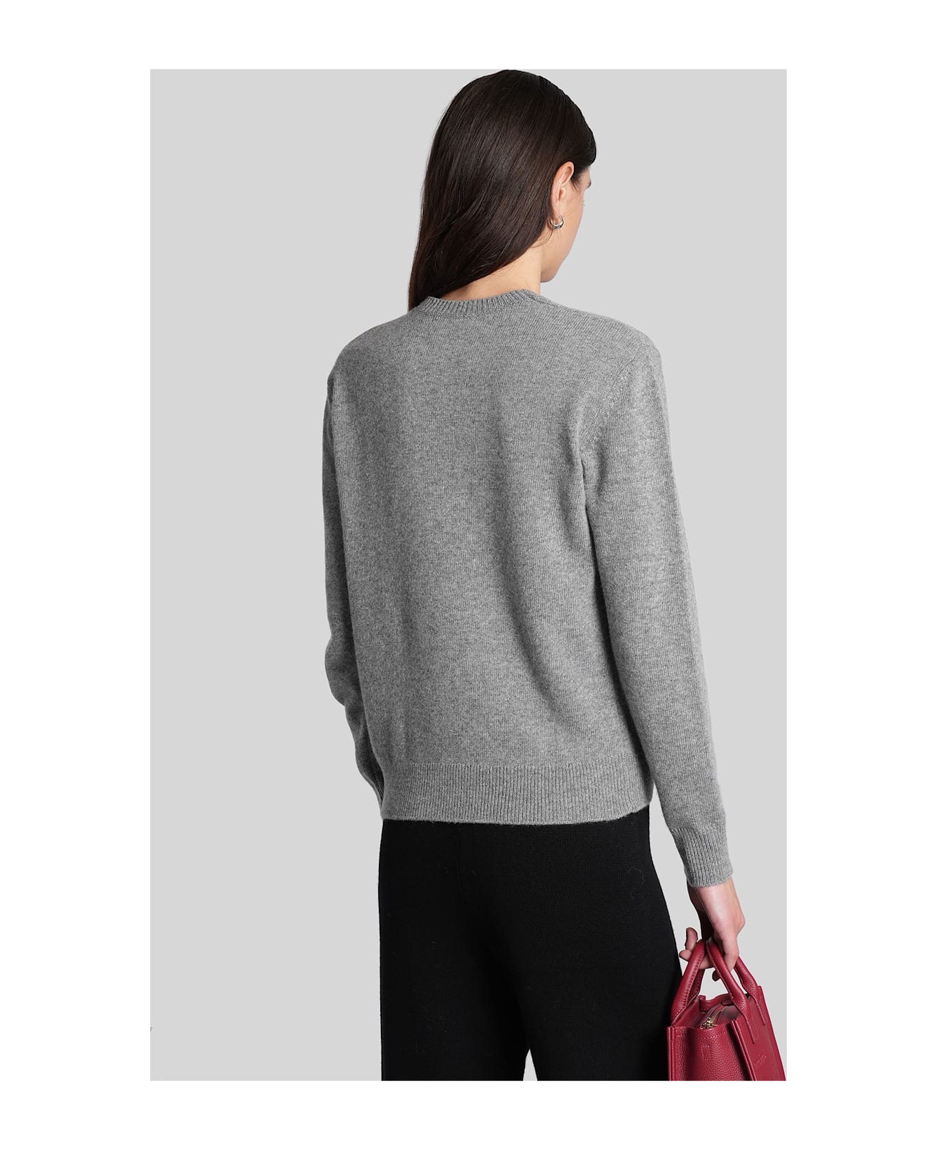 MC2 Saint Barth New Queen Knitwear In Grey Cotton - grey