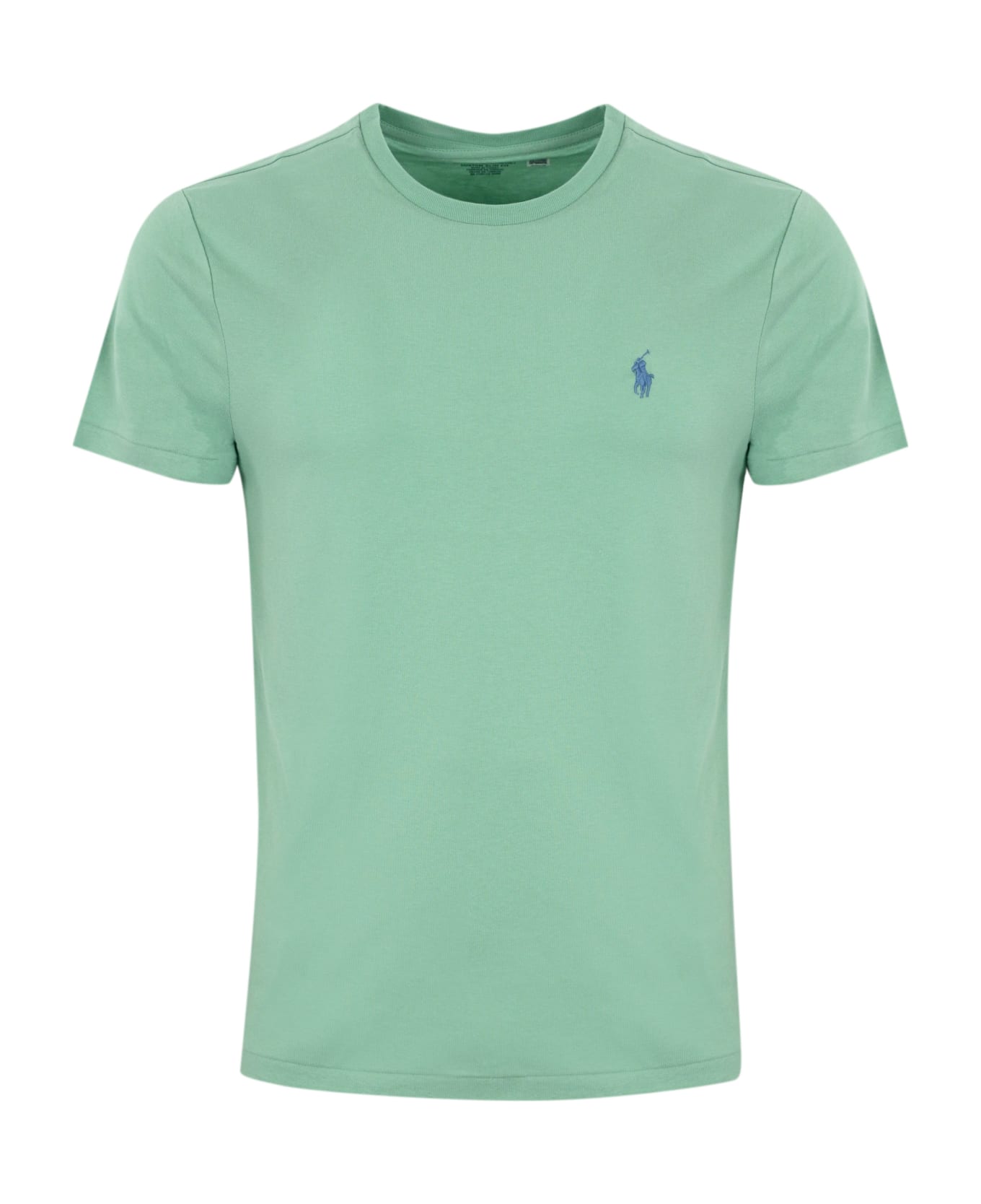 Ralph Lauren Cotton T-shirt With Pony Logo - GREEN