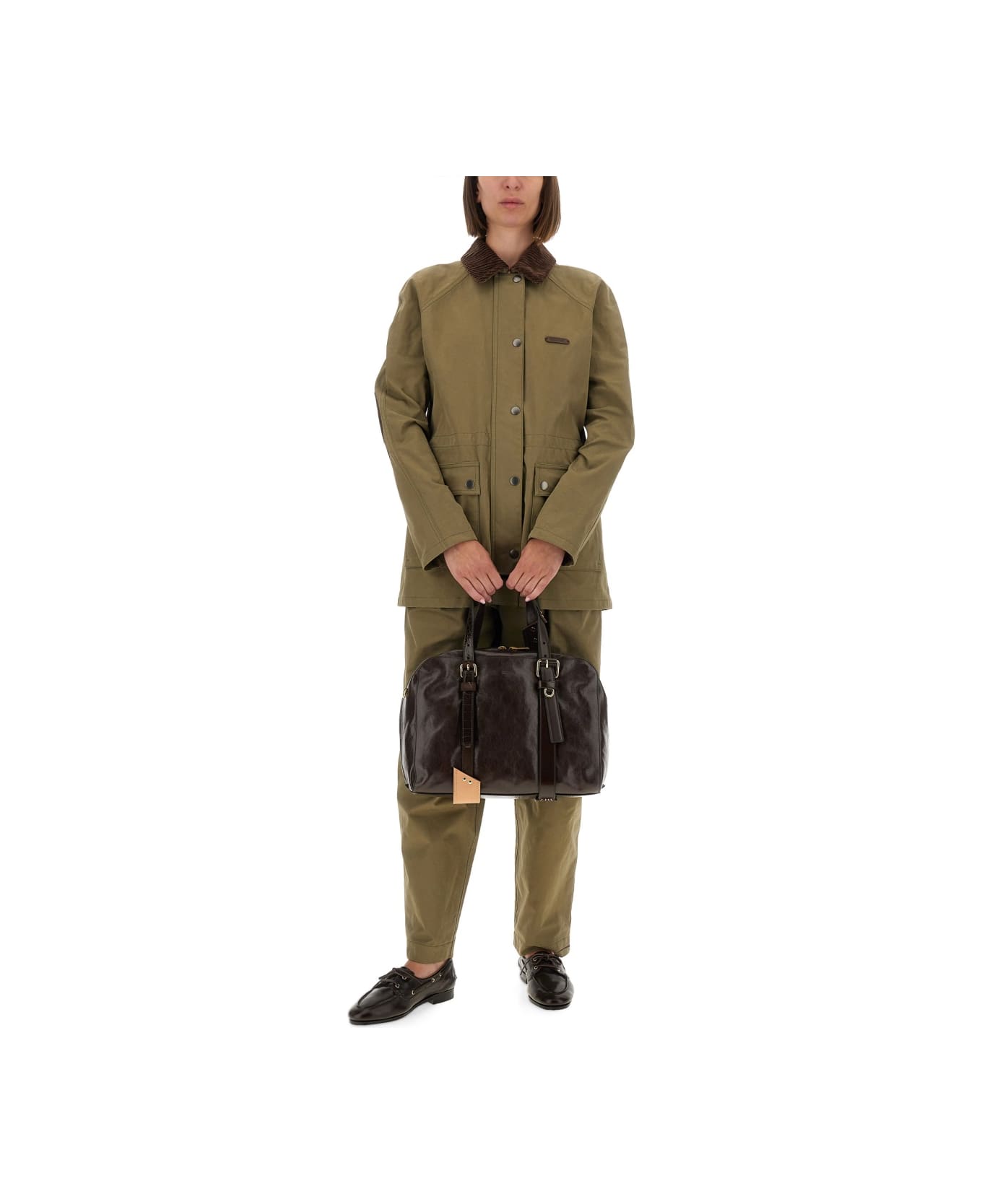 Moschino Tailored Pants With Pleats - GREEN