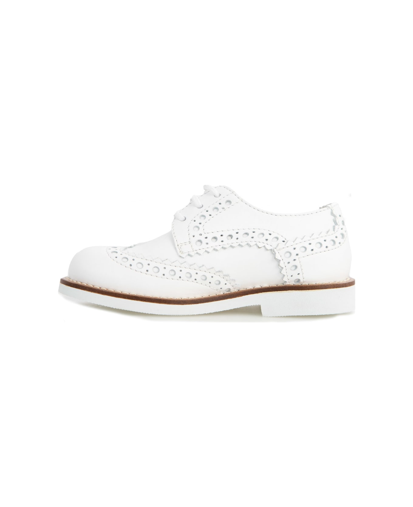 Andrea Montelpare Leather Shoe - White