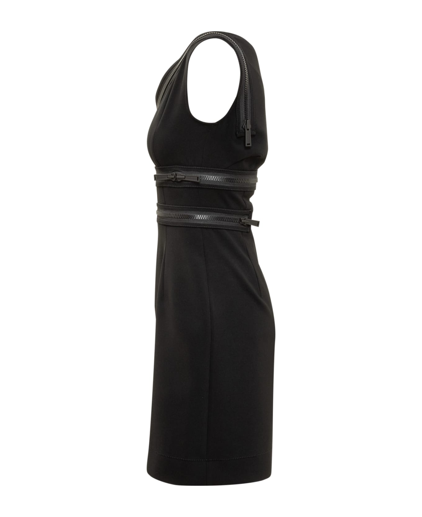 Dsquared2 One-shoulder Dress Dsquared2 - BLACK ワンピース＆ドレス