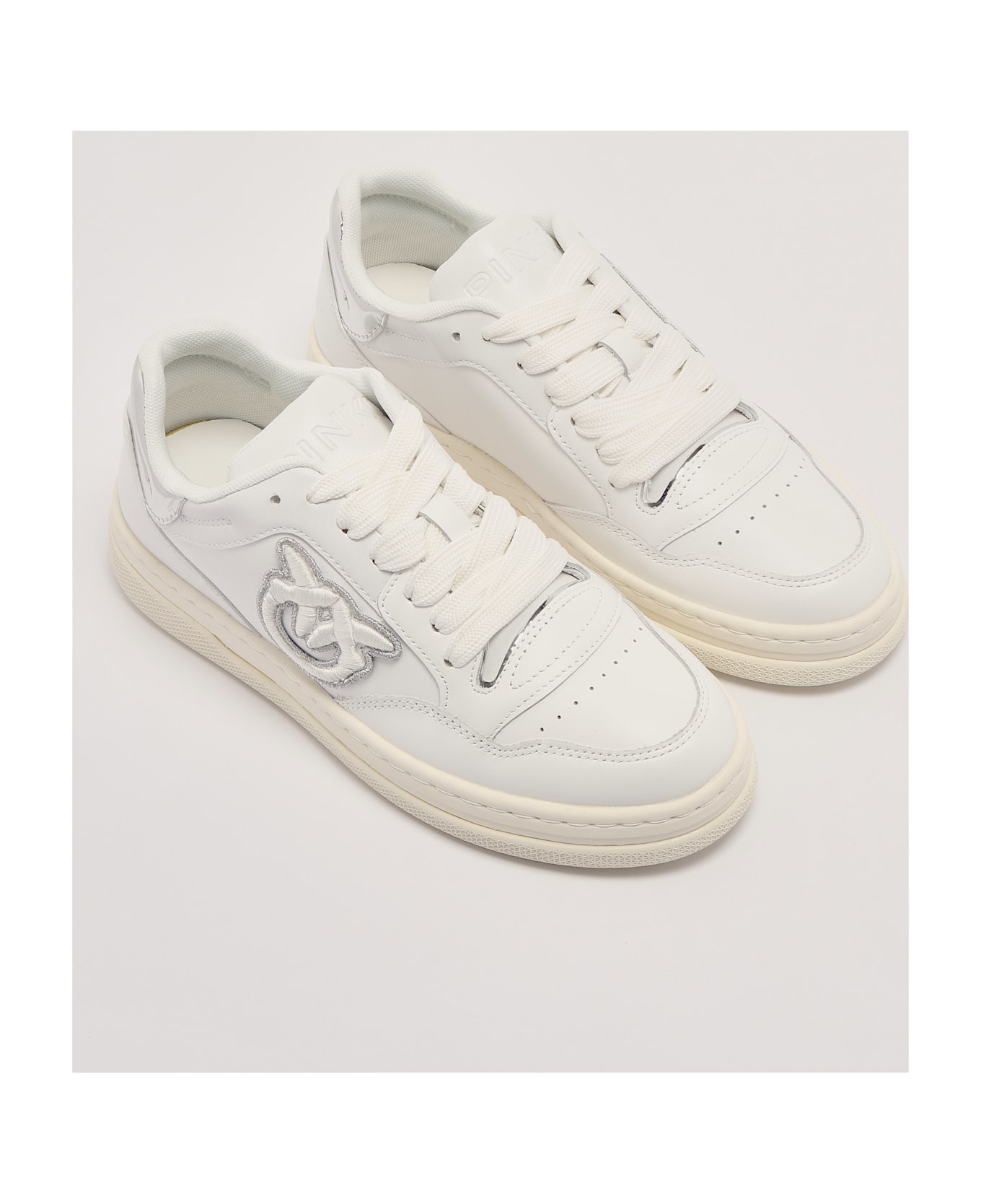 Pinko Mandy 11 Sneaker - BIANCO-ARGENTO