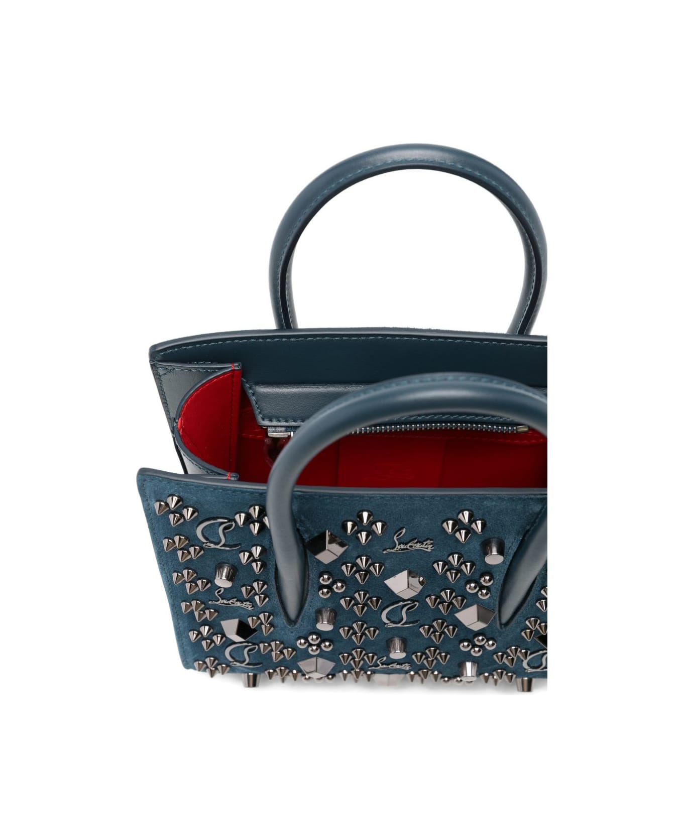 Christian Louboutin Paloma Mini Leather Tote Bag - Blue