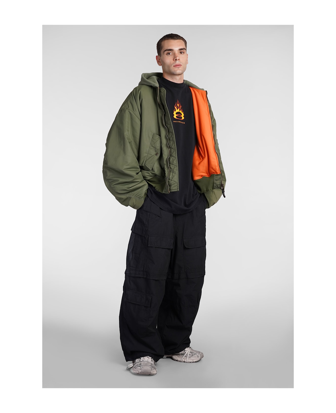 Balenciaga Pants In Black Cotton - black