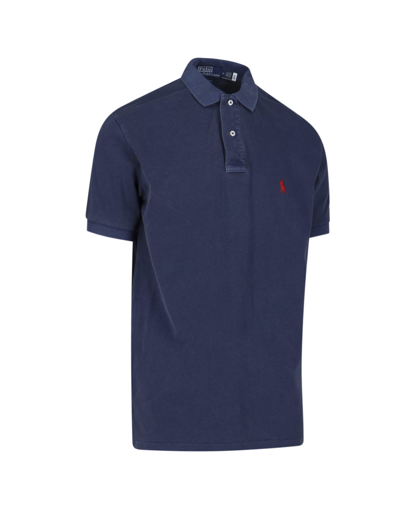 Polo Ralph Lauren Embroidered Logo Polo Shirt - Blue ポロシャツ