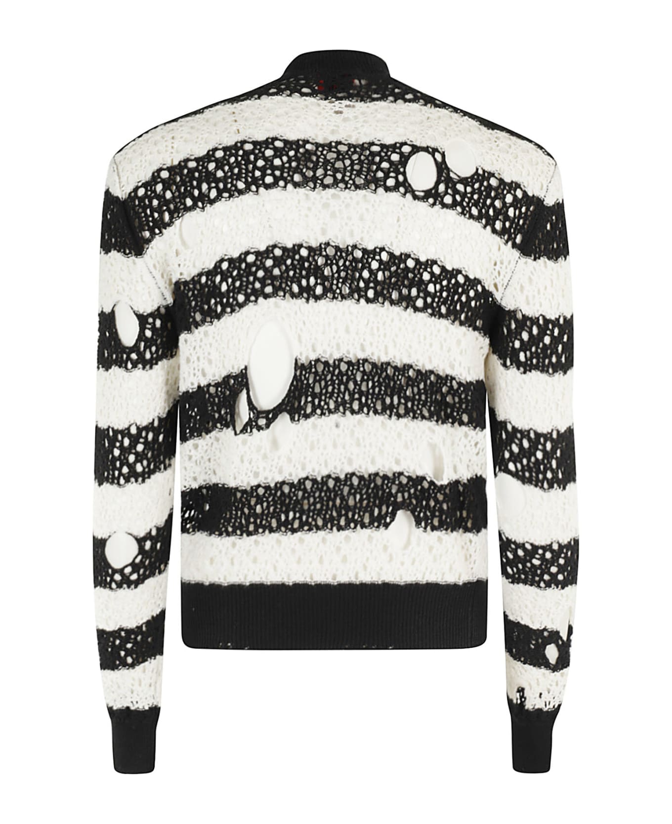 Liberal Youth Ministry Loose Knit Stripes - Black White 