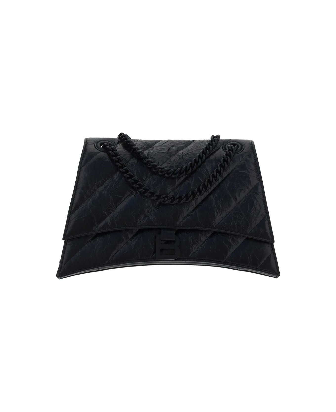 Balenciaga Crush Chain Bag - Black