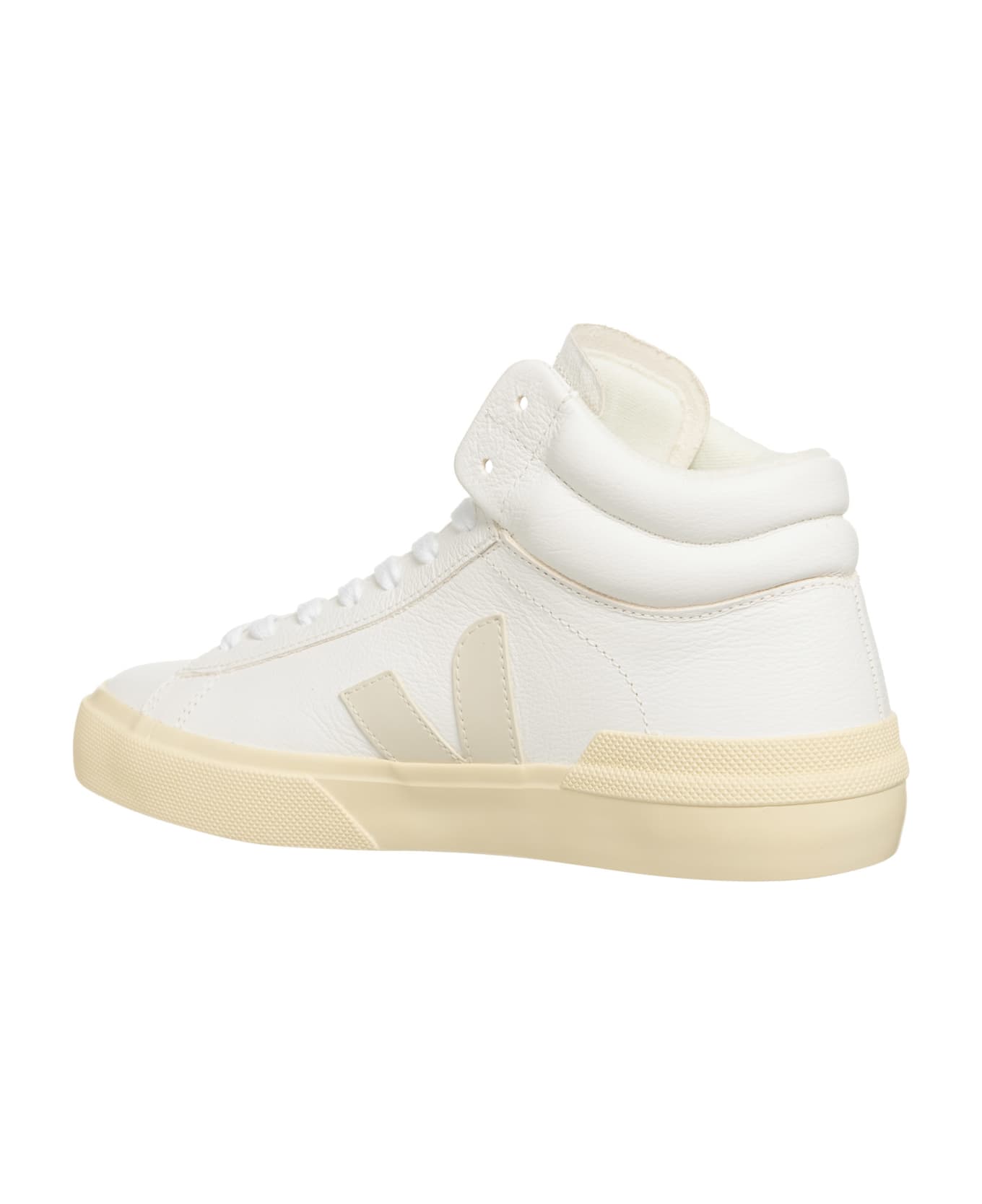 Veja Minotaur Leather High-top Sneakers - White