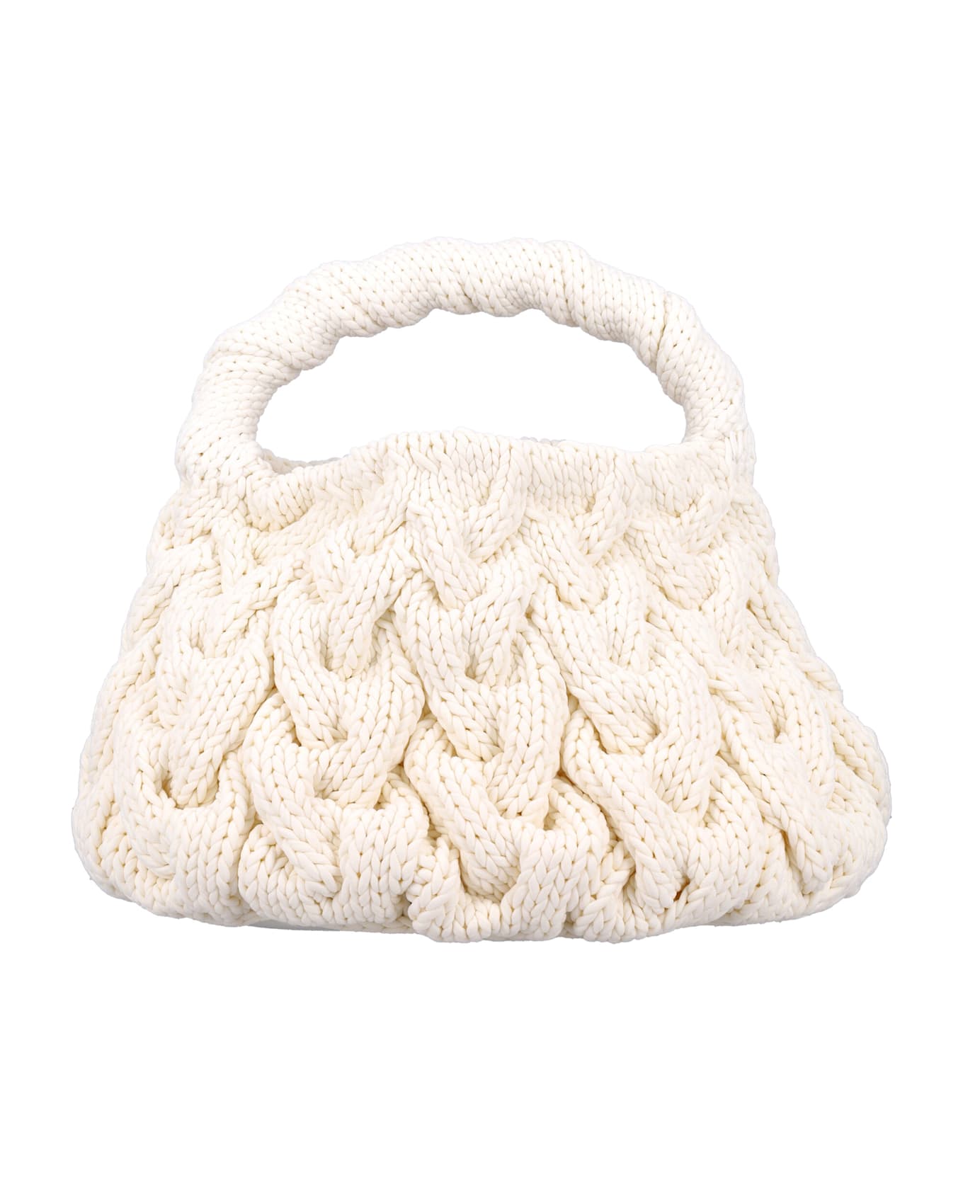 J.W. Anderson Cable Knit Bag - off white