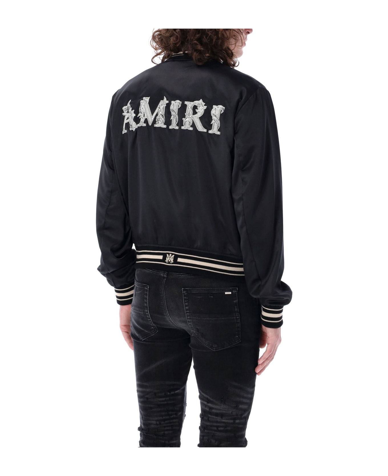 AMIRI Ma Logo Bomber - BLACK