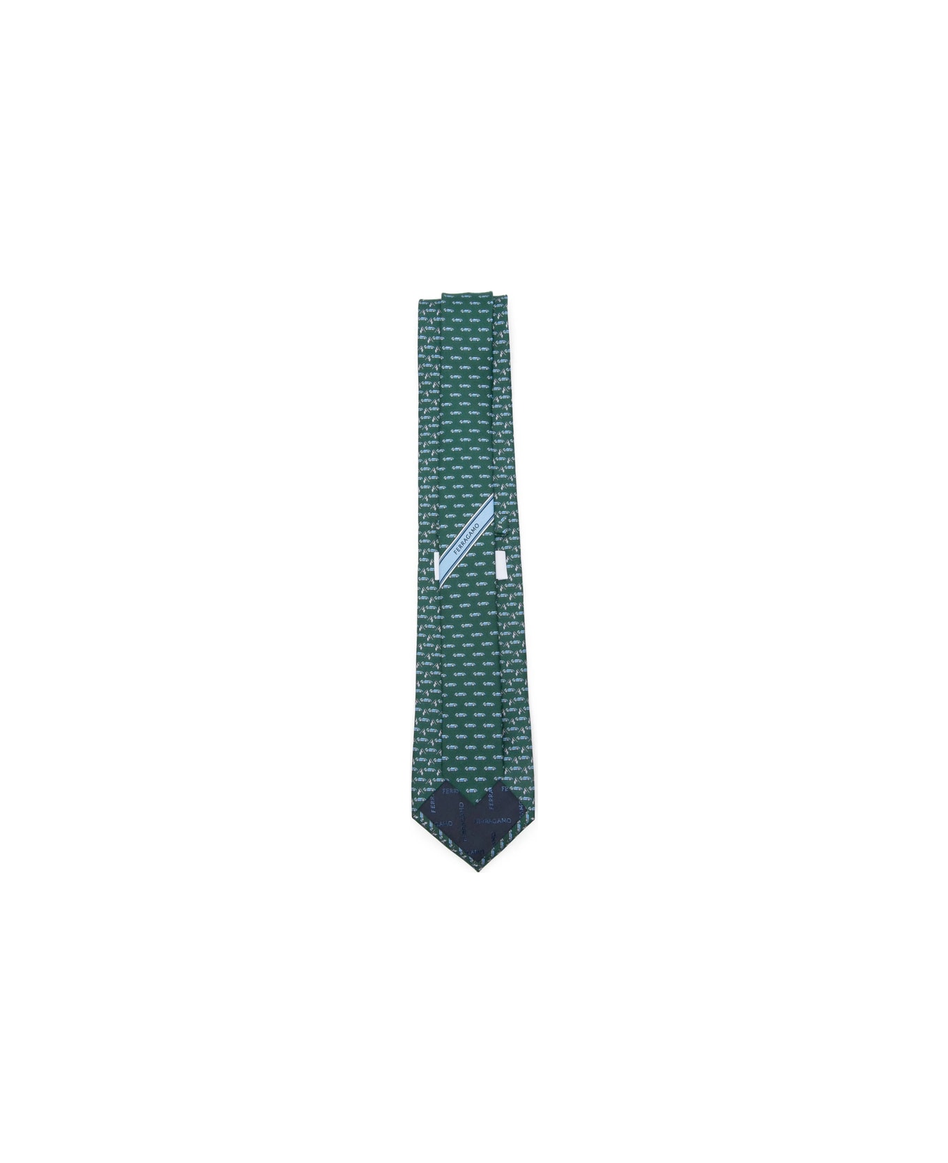 Ferragamo Tie - BLUE/GREEN