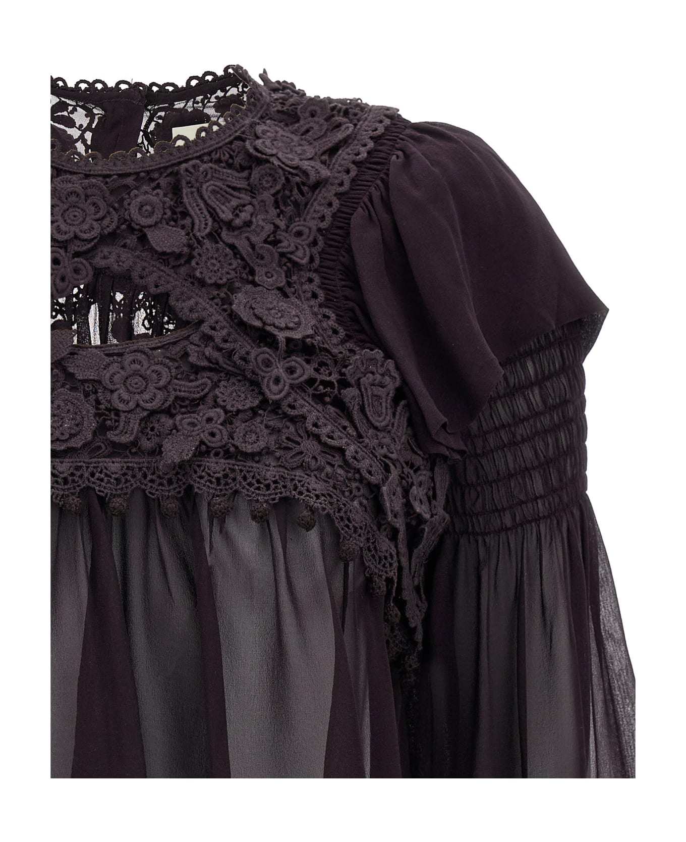 Isabel Marant 'rokia' Top - Black ブラウス