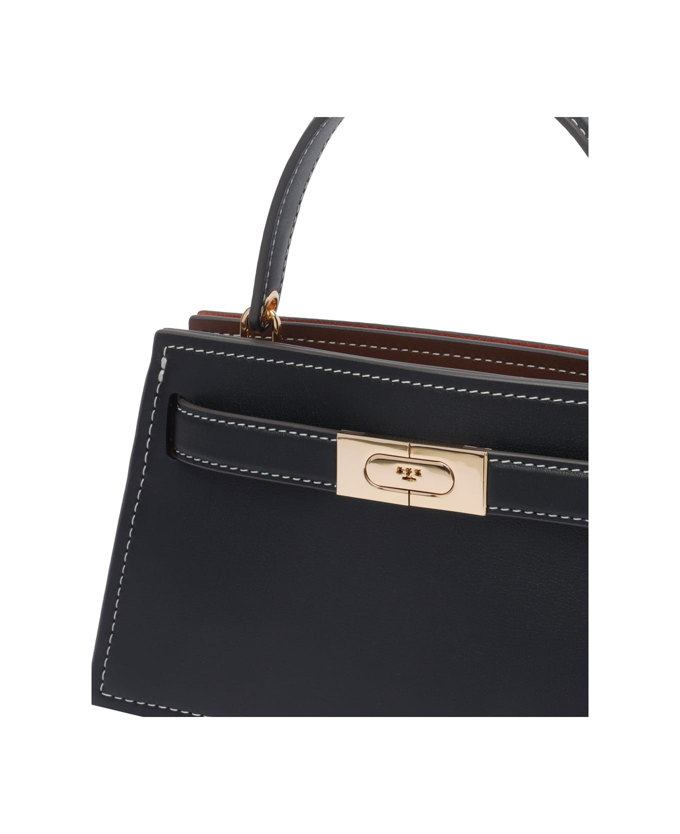 Tory Burch Small Lee Radziwill Handbag - Black