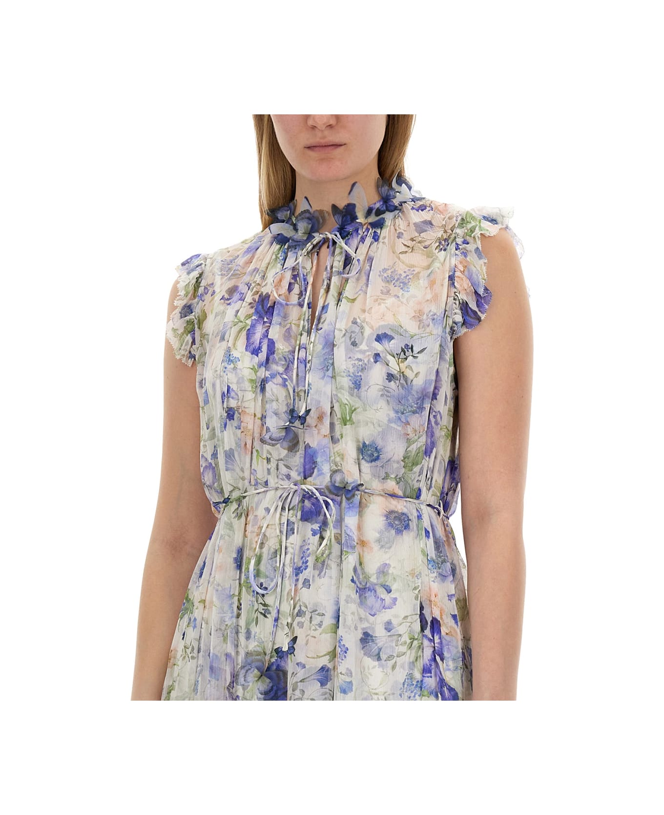 Zimmermann Dress With Floral Pattern - MULTICOLOUR