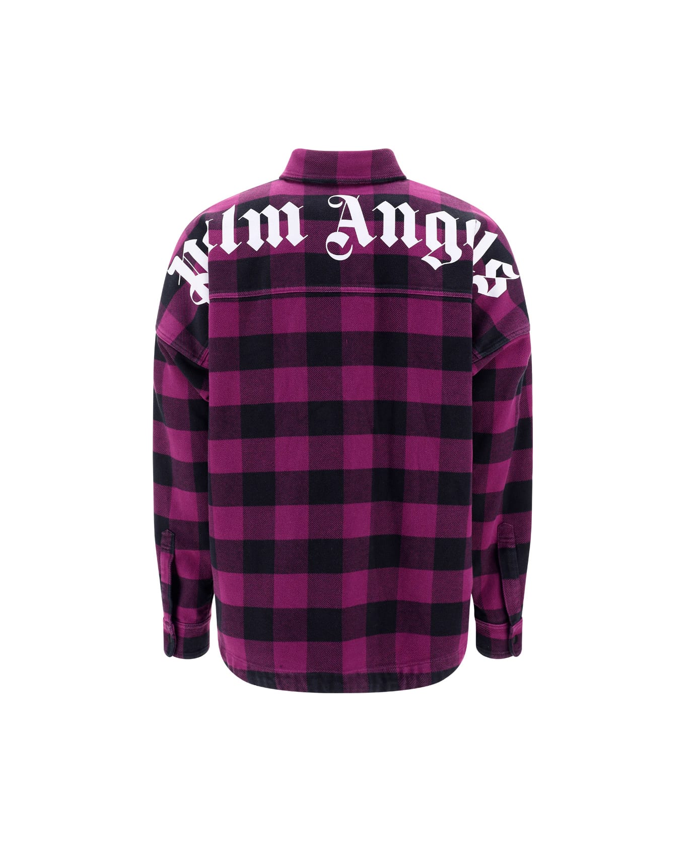 Palm Angels Over Shirt - Purple/white