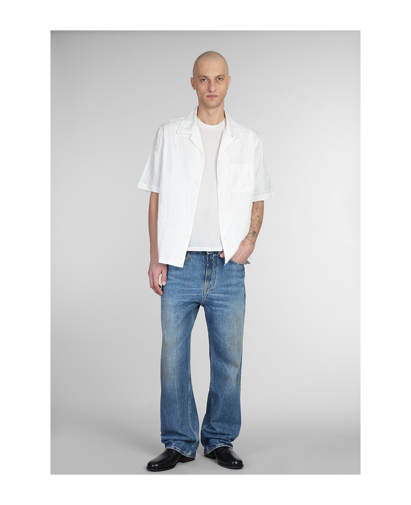 Our Legacy T-shirt In White Cotton - white