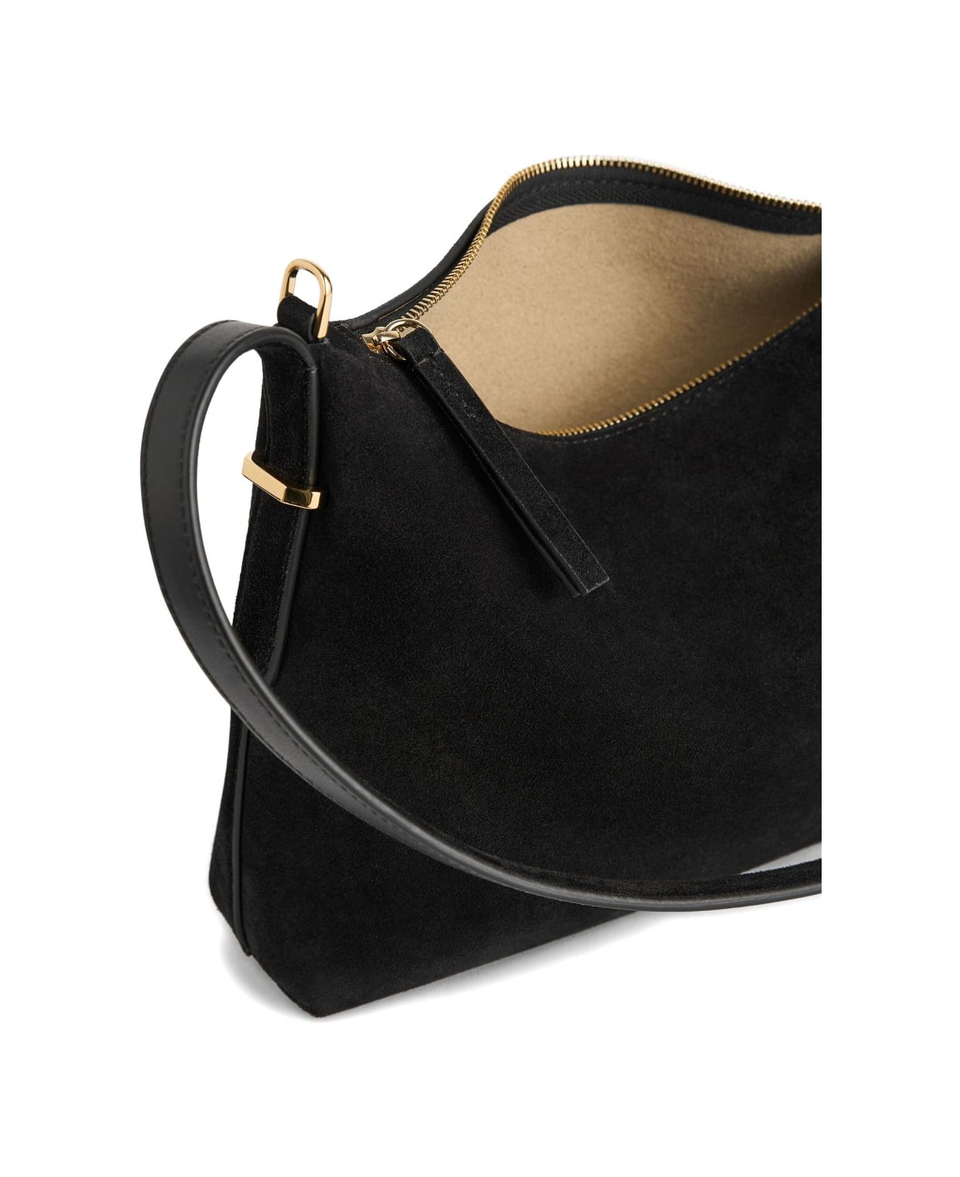 Totême Leather Clutch - Black