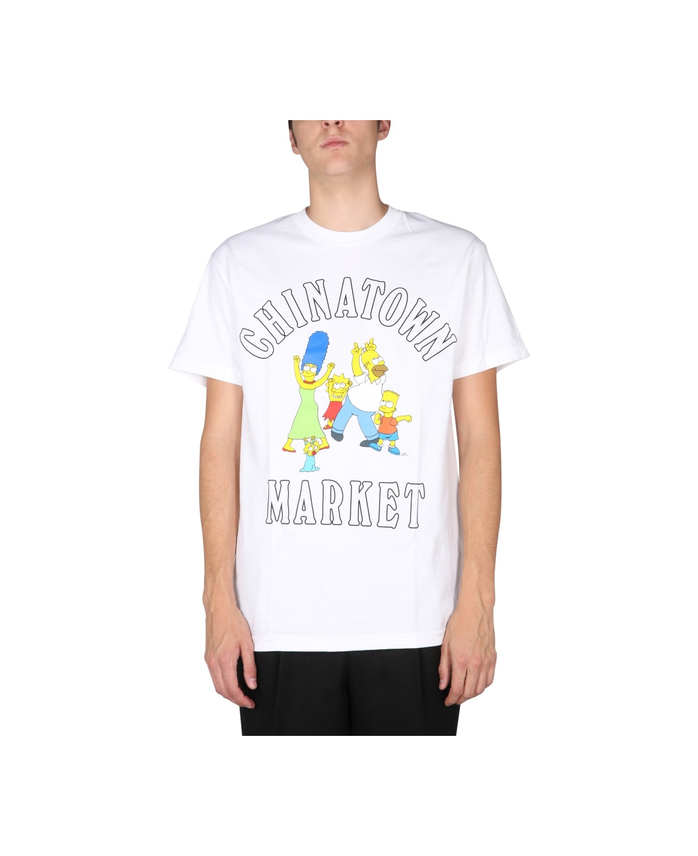 Market "family Simpson" T-shirt - WHITE Tシャツ