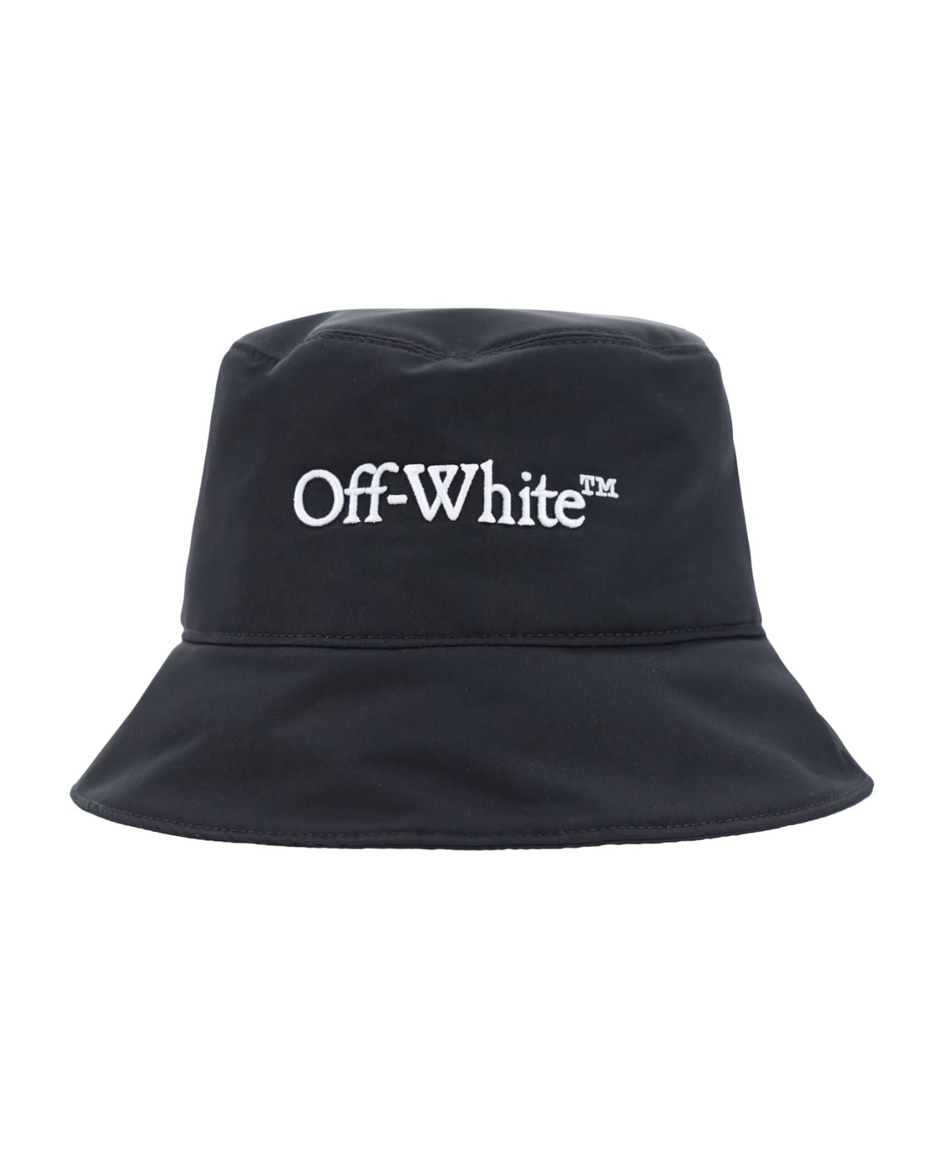 Off-White Bookish Nyl Bucket Hat - Black Whit 帽子