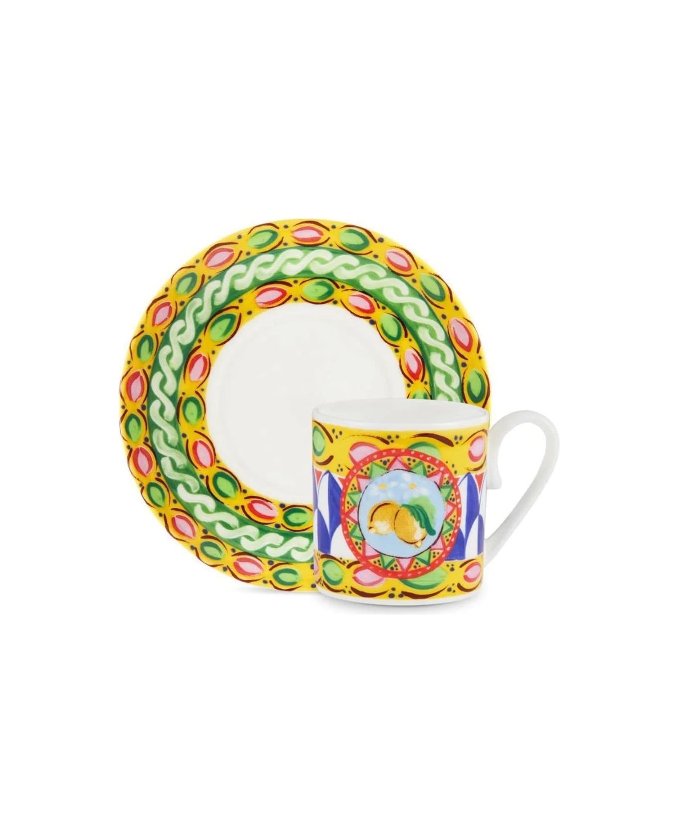 Dolce & Gabbana Coffee Cup And Saucer - Multicolor