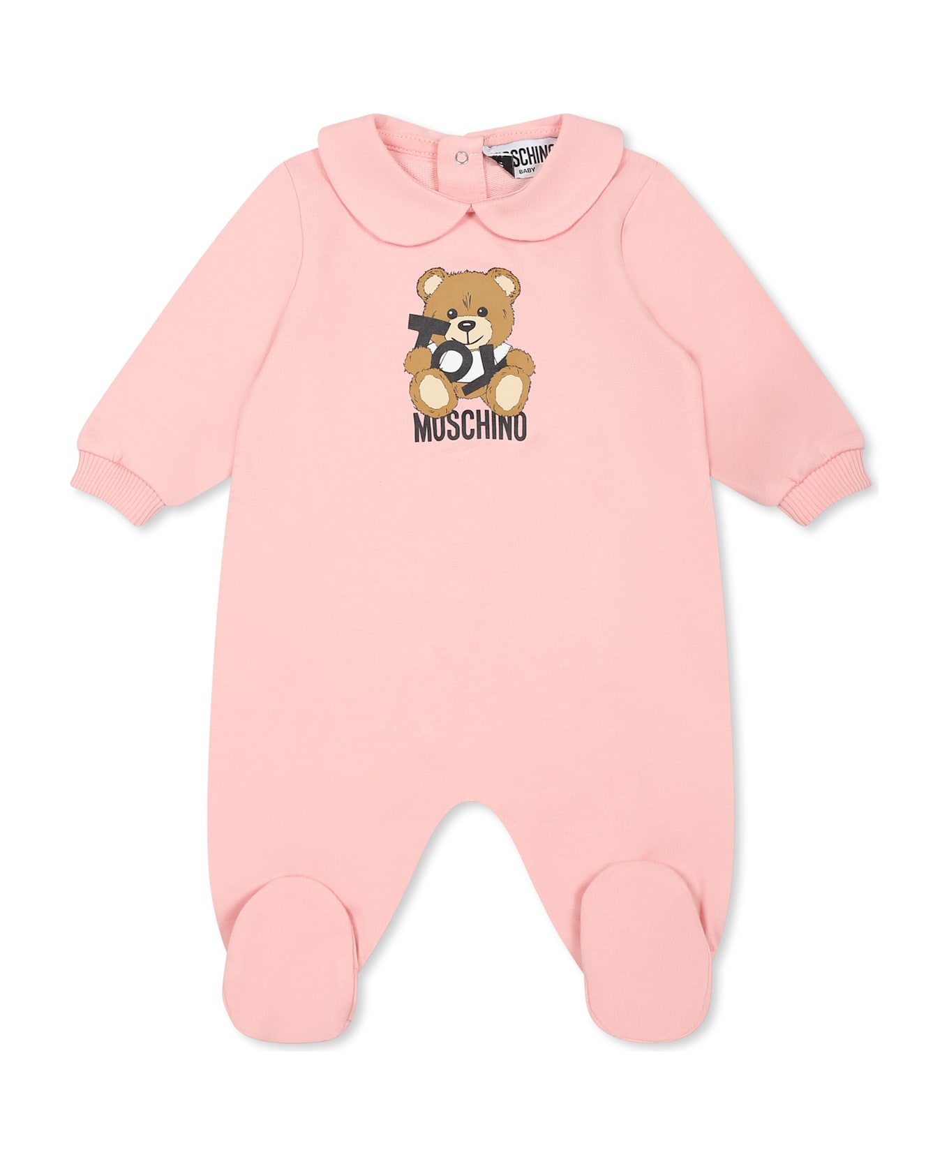 Moschino Pink Set For Baby Girl With Teddy Bear - Pink