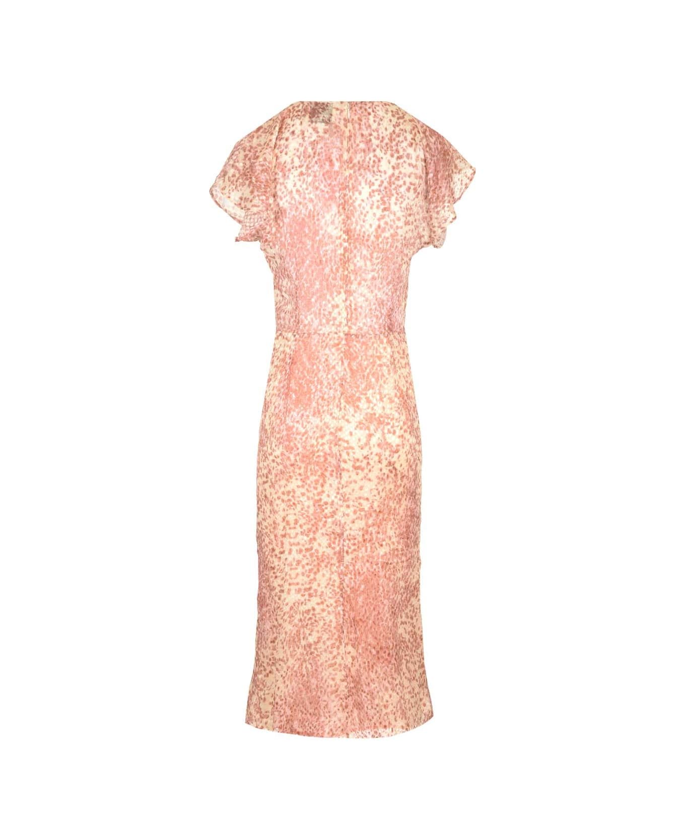 Isabel Marant 
lyndsay
 Printed Midi Dress - Multicolor