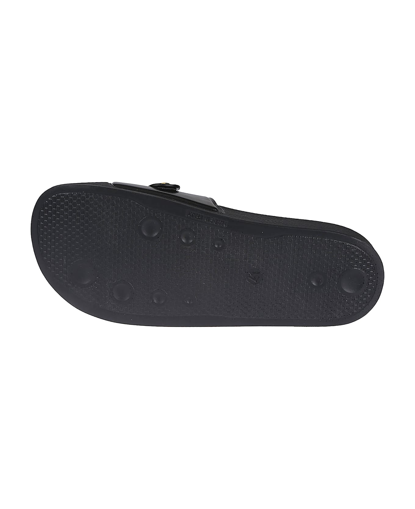 Moschino Sabotu Pool25 Sliders - Nero/oro