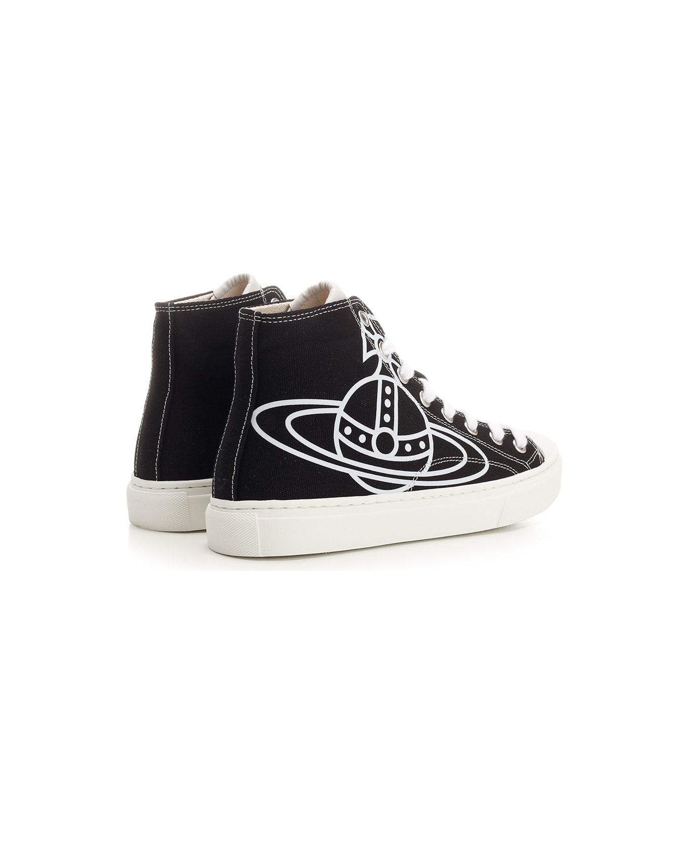 Vivienne Westwood 'plimsoll' High Top Sneakers - BLACK