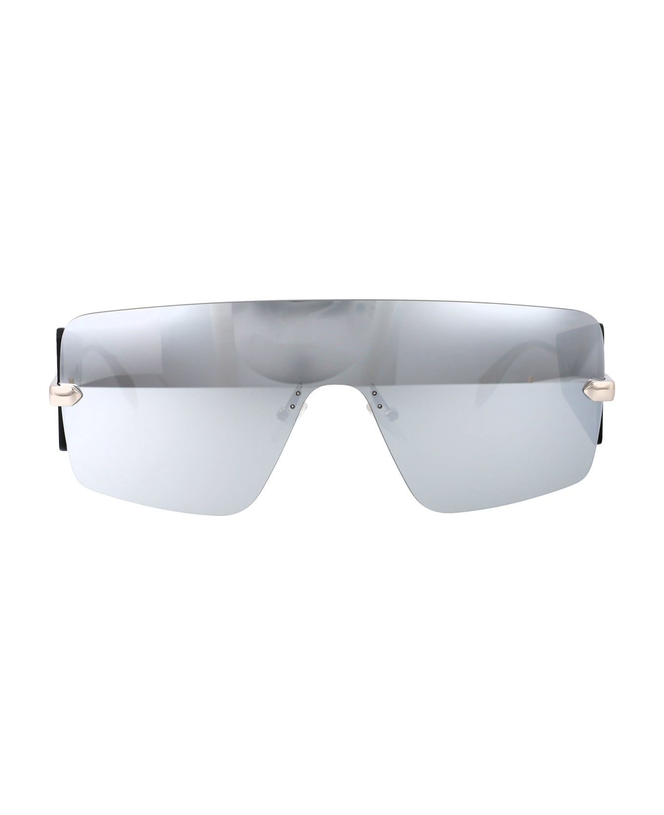 Alexander McQueen Eyewear Am0460s Sunglasses - 002 SILVER SILVER SILVER