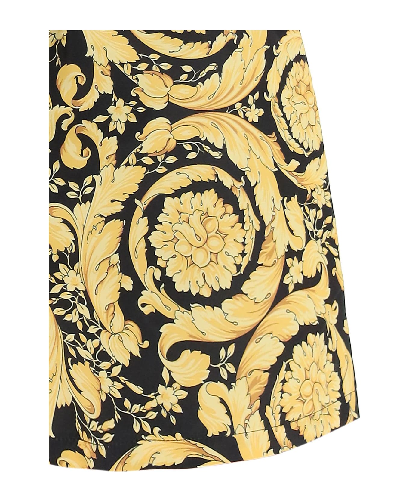 Versace Printed Swim Shorts - Gold