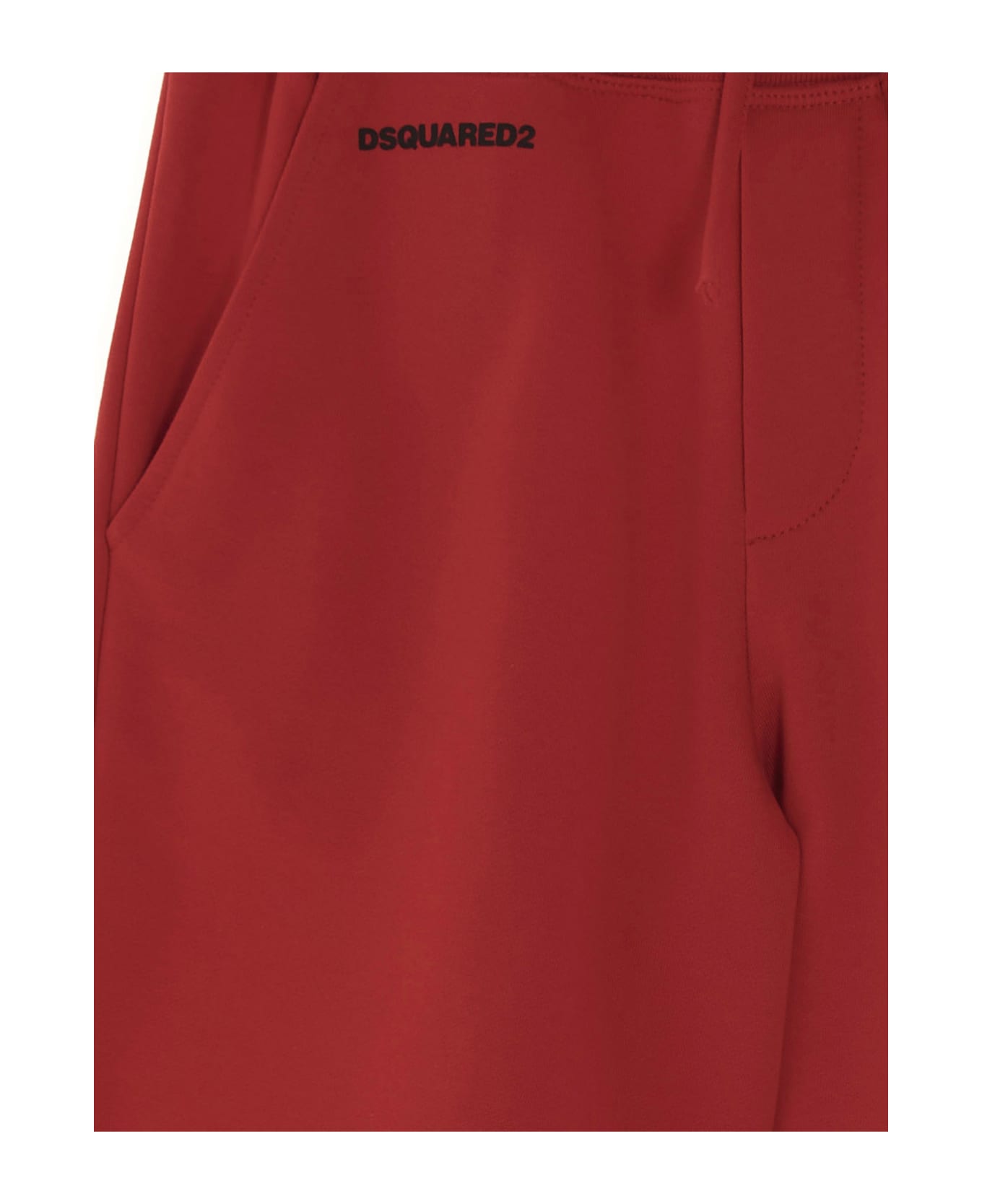Dsquared2 Logo Bermuda Shorts - Red
