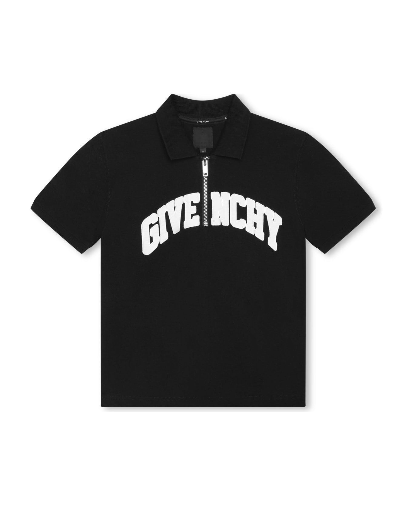Givenchy Polo Shirt With Patch - Black