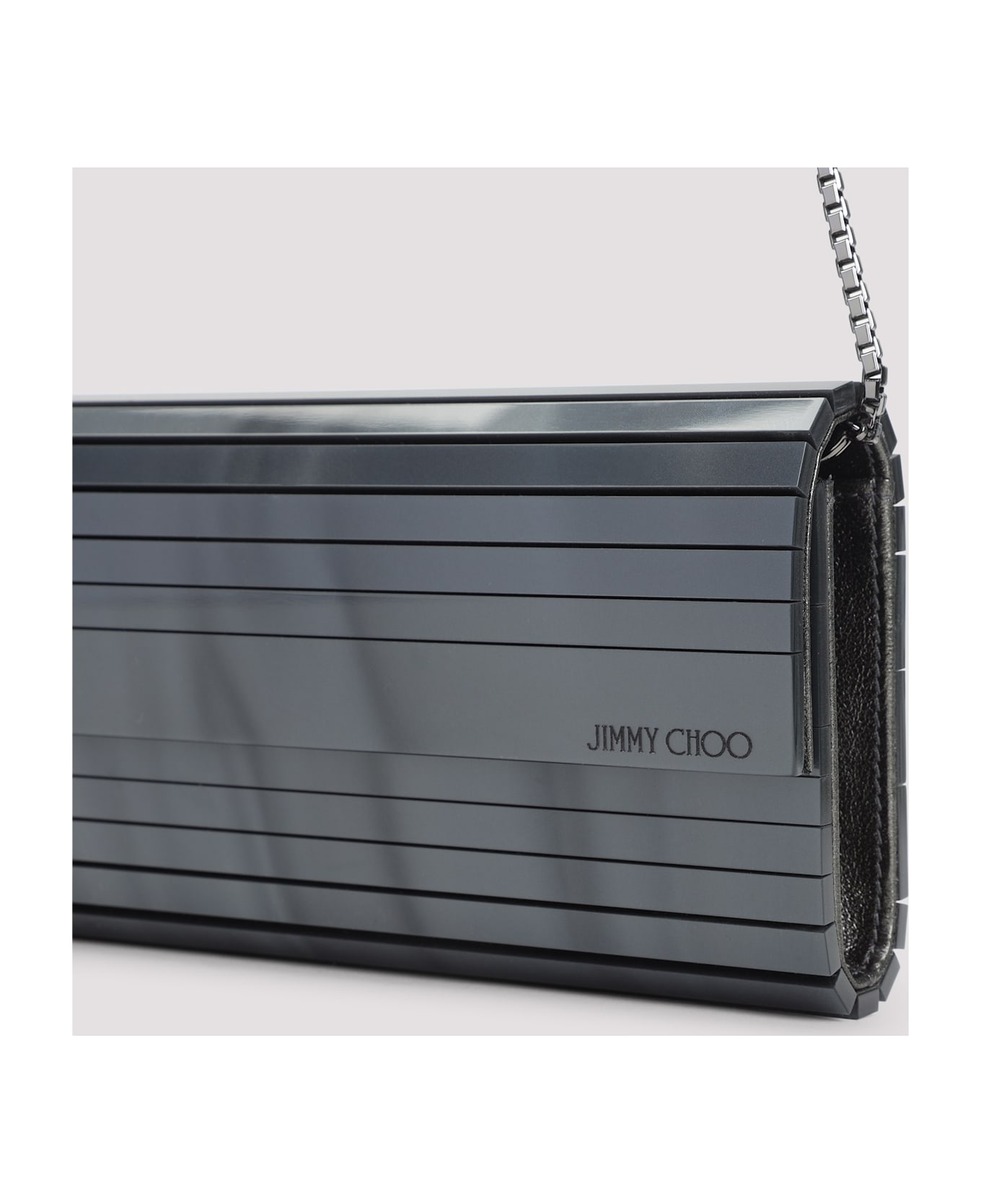 Jimmy Choo Mother Of Pearl Sweetie Clutch - Grey Mother Of Pearl