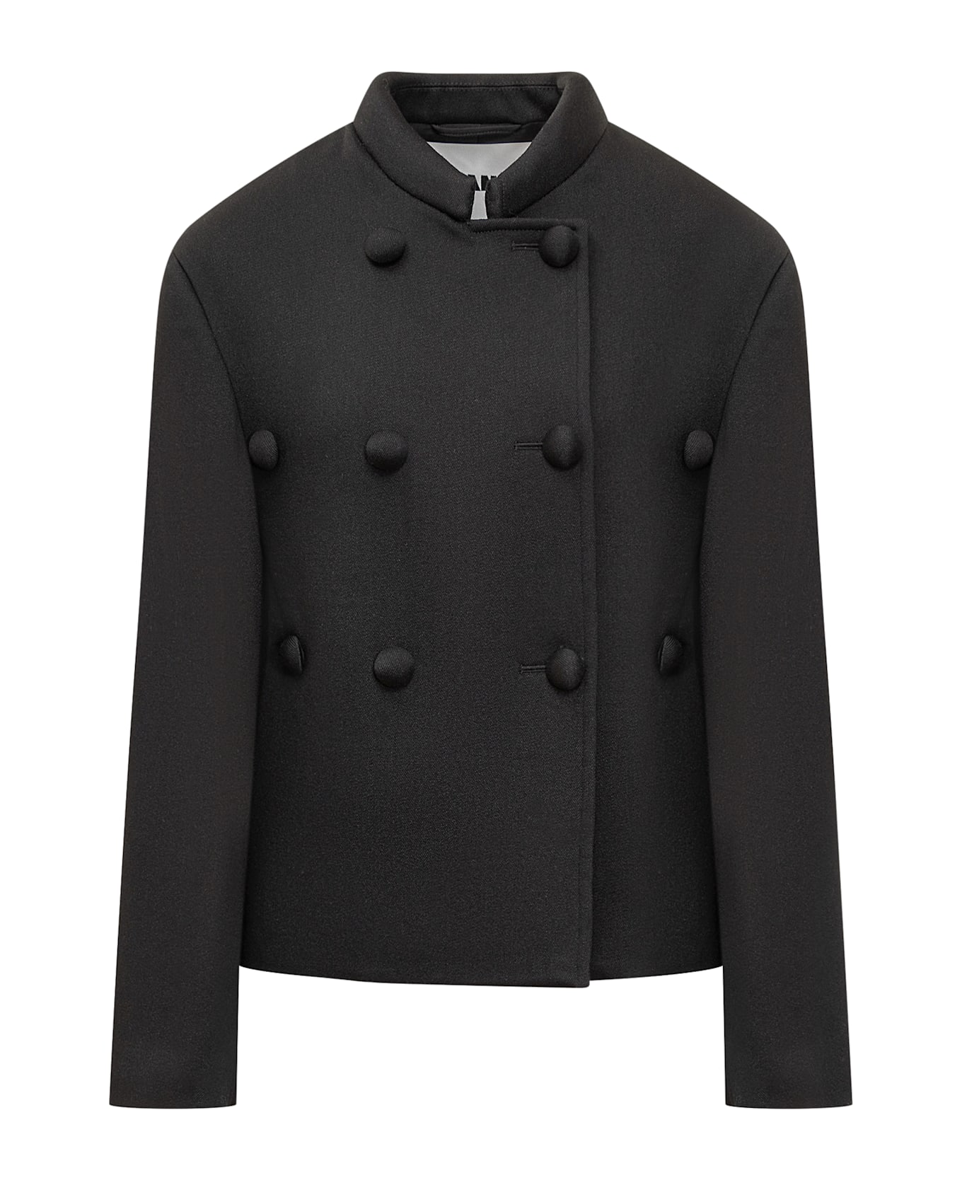 Jil Sander Oversized Wool Blazer - BLACK