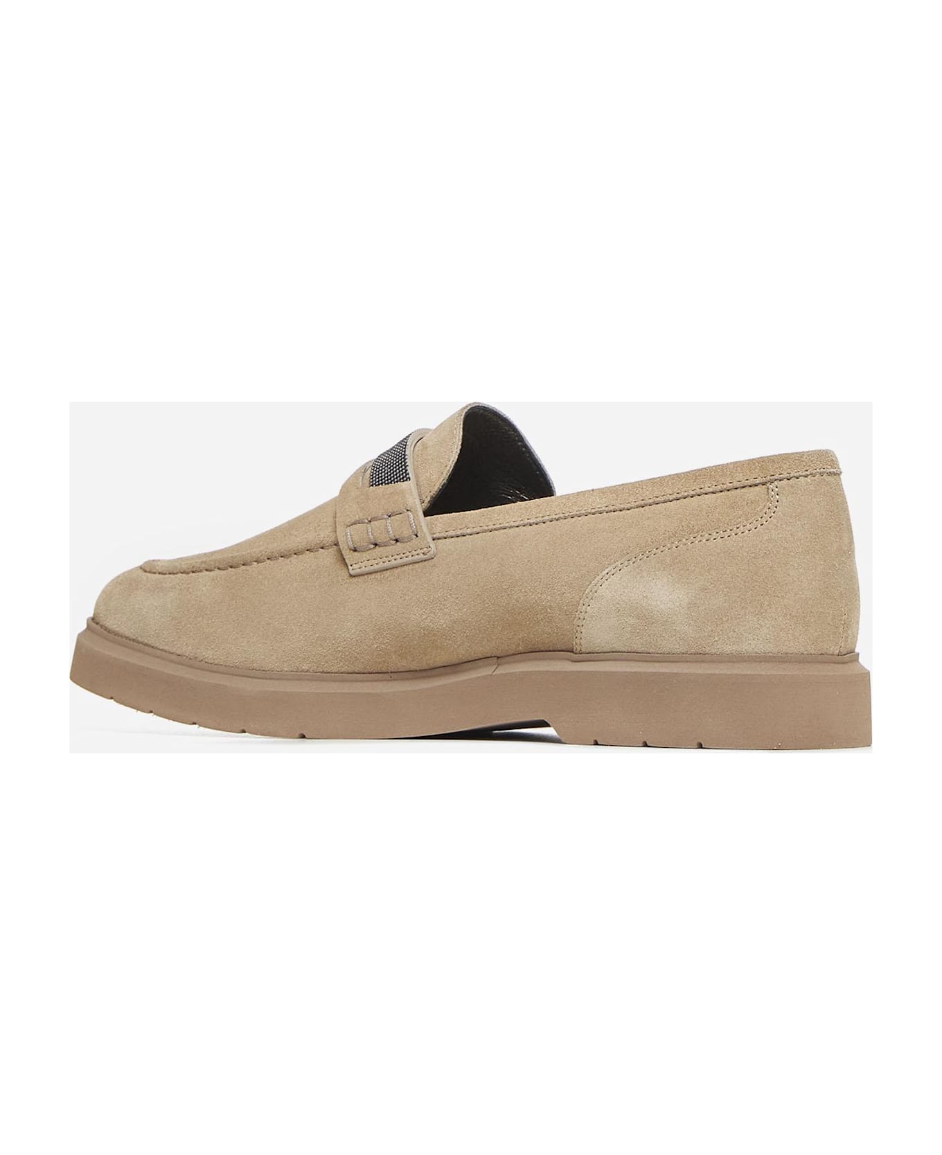 Brunello Cucinelli Suede Loafers - Anacardo